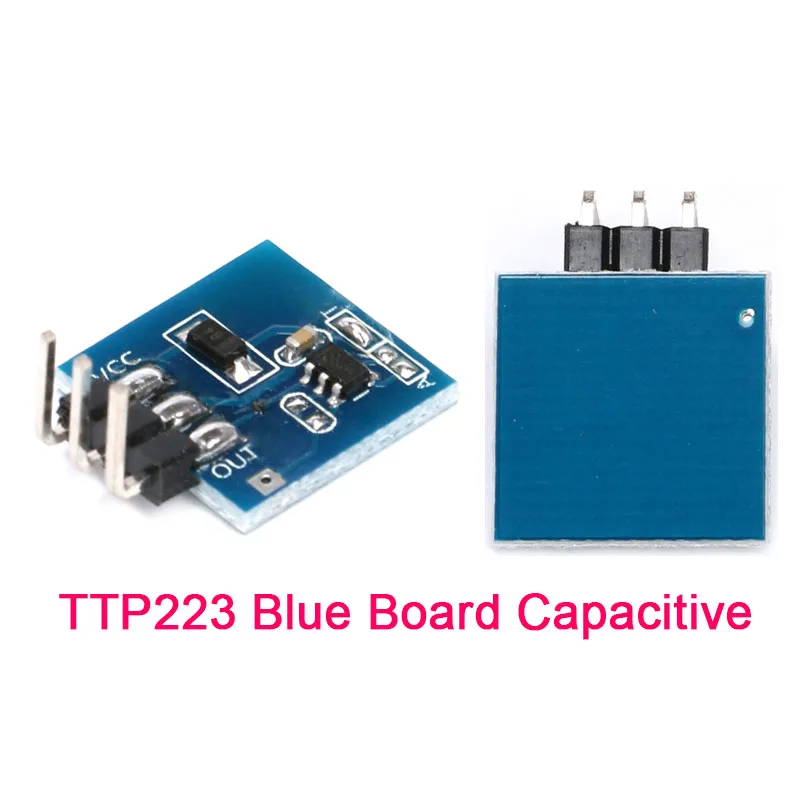 10pcs/2Pcs  TTP223 Touch Key Switch Module Touch Button Capacitive Switches Self-Locking/No-Locking Capacitive Touch Switches