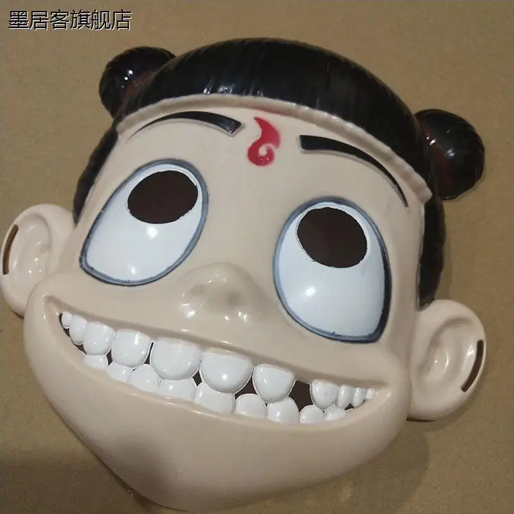 Nezha Demon Masks Boy Nao Hai Tou Set Surrounding Cosine Internet Celebrity Shengong leopardo Aobing Mask