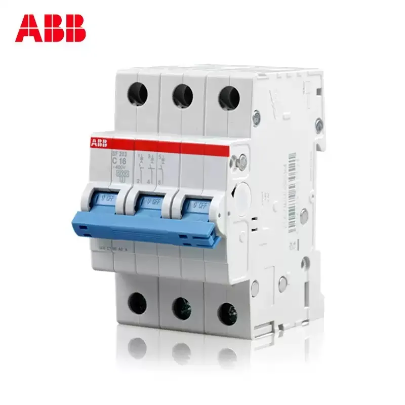 Brand New ABB SF200 series Air Switch Circuit Breaker Type C SF201/202/203/204 C1/2/3/4/6/10/16/20/25/32/40/50/63