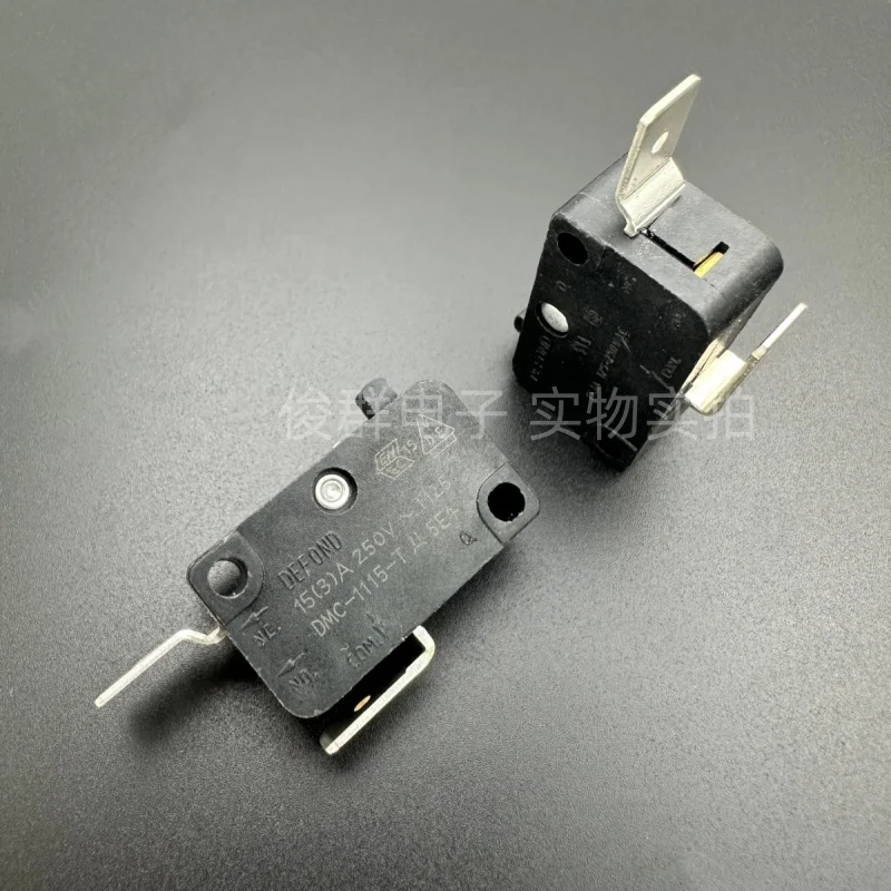 10pcs/ DMC-1115-T micro switch 2 feet normally closed 15A stroke detection reset power button