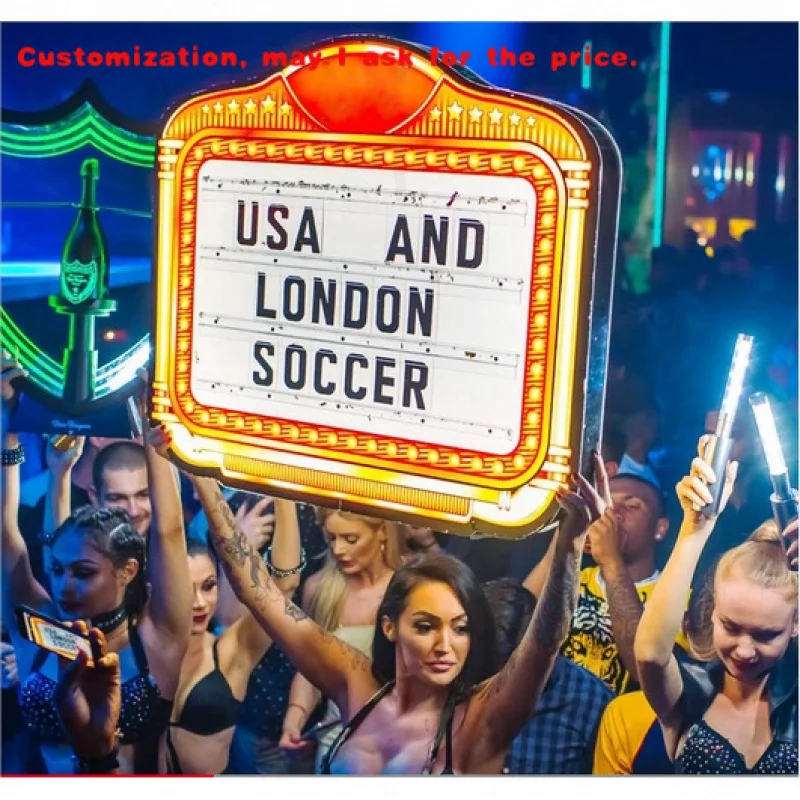 

на заказ.TINYA на заказ доска объявлений световой короб ведущая бутылка ведущий vip светодиодная бутылка ведущий знак ночной клуб