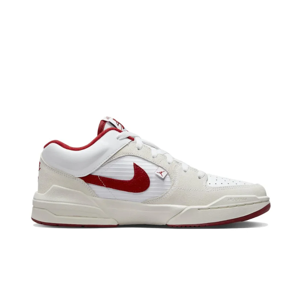 Nike nuevo JORDAN Stadium 90 zapatillas de deporte para hombre otoño zapatos de baloncesto acolchados ligeros zapatillas de deporte casuales de moda blanco y rojo