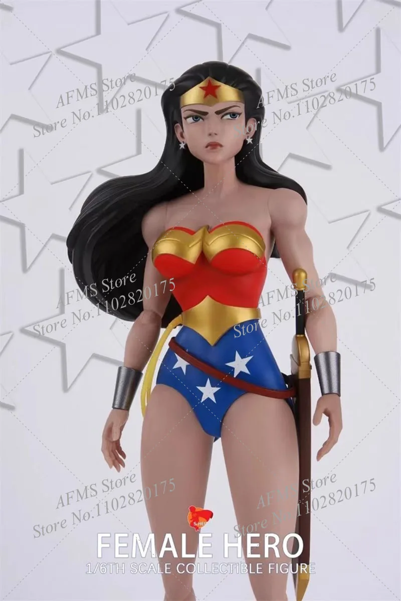 SHERO TOYS SH007 1/6 Scale Collectible Figure Wonder Woman Comic Version Superwoman 12Inch Women Soldier Action Figure Model