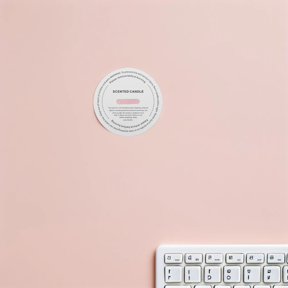 50 قطعة من أغطية الغبار، واقيات غطاء الورق لشموع الجرة، ملحقات معطرة ذاتية الصنع، أغطية للشموع #5