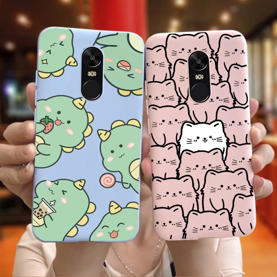 Cartoon Case For Xiaomi Redmi Note 4 Global Version Candy Color Soft Silicon Protective Cover For Redmi Note 4X Note4 Global