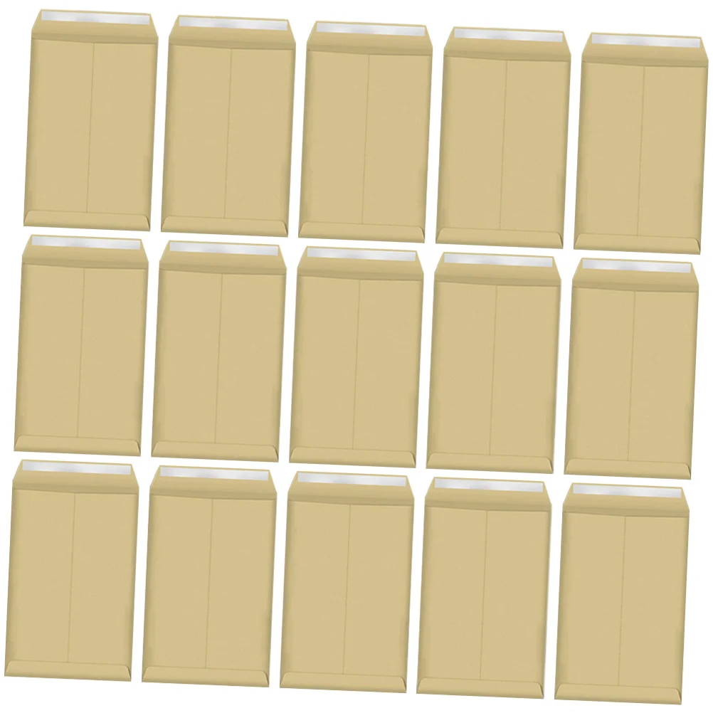 Bolsas de archivo de papel Kraft multifuncionales, tamaño de sobre C4, sello adhesivo fuerte, almacenamiento de documentos ecológico para negocios, 25 uds.