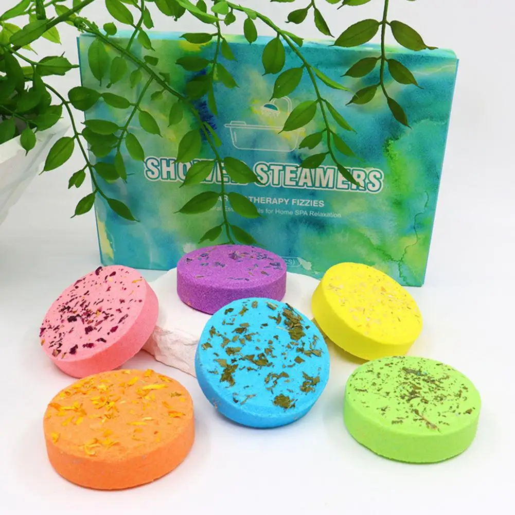 Aromatherapy Shower Tablets Long-lasting Fragrance Bathing Steamers Unique Natural Scents for A Relaxing Shower Experience