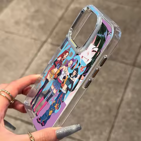 K-Kpop Demons Hunters Phone Case For Infinix Smart Note Tecno Camon Spark Hot 30 40 50 5 6 7 8 10 Pro Plus 5G Transparent Cover