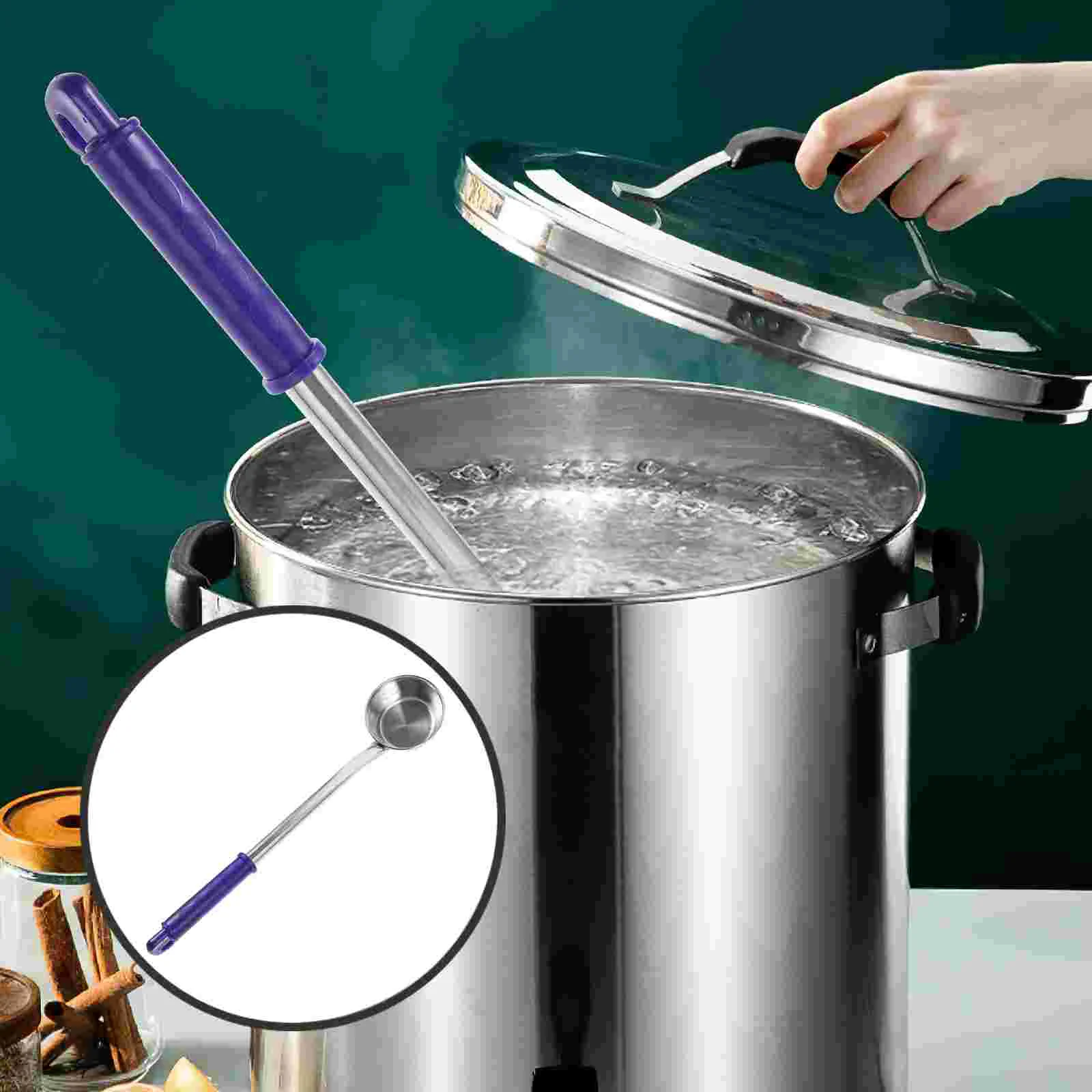 

Stainless Steel Spoon Water Ladles for Cooking Wear-resistant Soup Metal Household