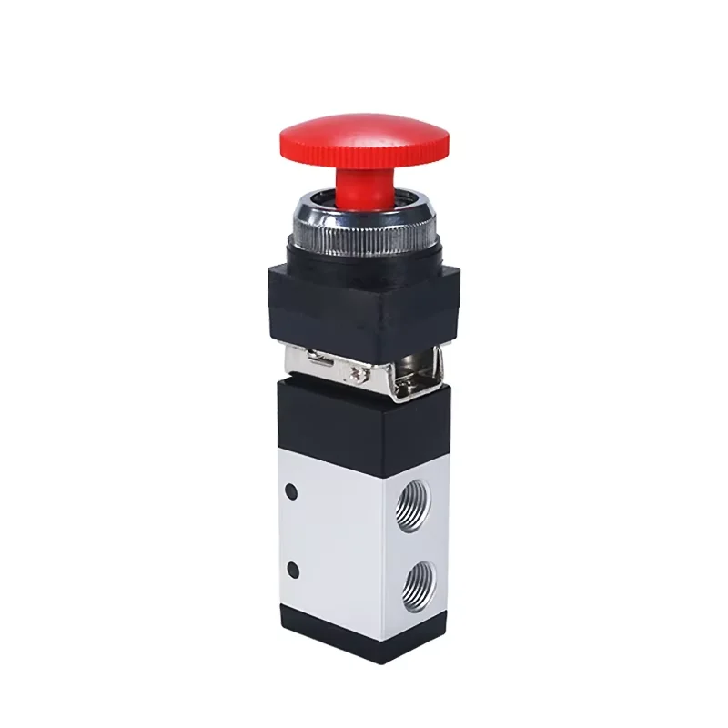 NGS MSV 5/2 2 Position 5 Way Mechanical Roller Valve Pneumatic Hand Switch for MSV-86522 MSV-98322 with 1 Year Warranty