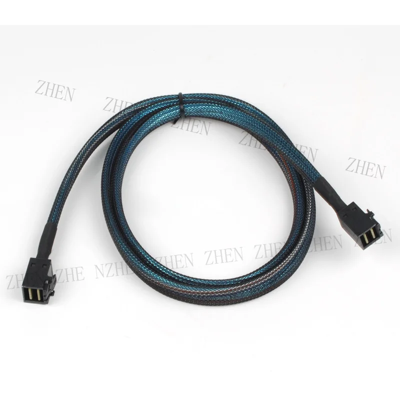 S New For MINI SAS SFF 8643 to SFF-8643 server 12G array card data cable (100 Cm)