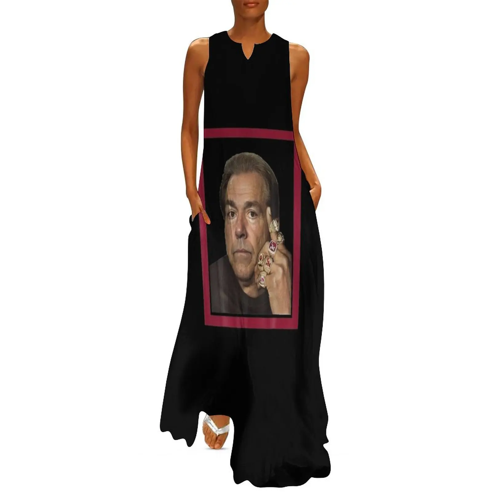 

NICK SABAN COLLEGEE Long Dress women's summer dresses 2025 dress women summer 2025