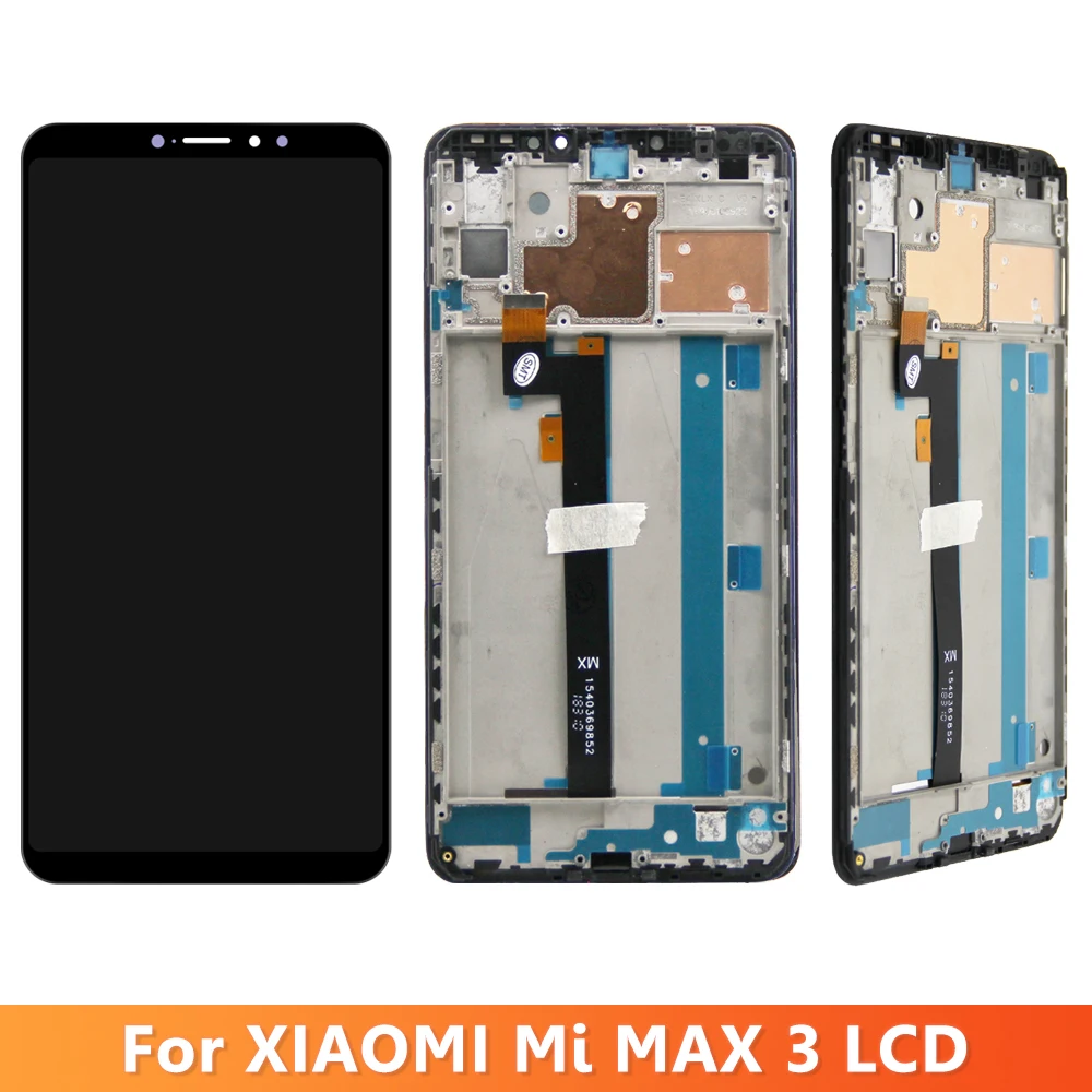 AMOLED Max 3 Display Bildschirm Für Xiaomi Mi Max 3 LCD Display Touchscreen Digitizer Montage Für Mi max 3 Bildschirm ersatz