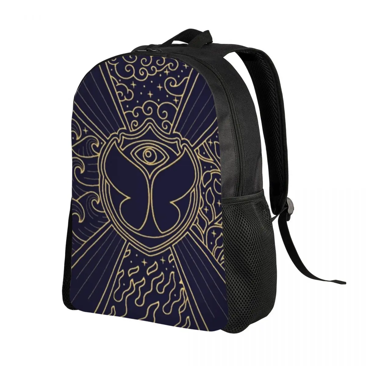 حقائب ظهر مخصصة مطبوعة ثلاثية الأبعاد من Tomorrowland للفتيات والأولاد حقائب سفر مدرسية جامعية للنساء والرجال حقيبة كتب تناسب كمبيوتر محمول مقاس 15 بوصة #2