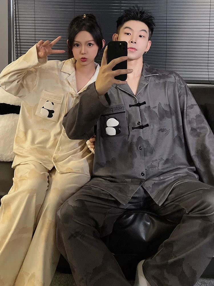 Рисунок 3 - DAIMELU пижамы, простые милые пижамы для пар с пандой