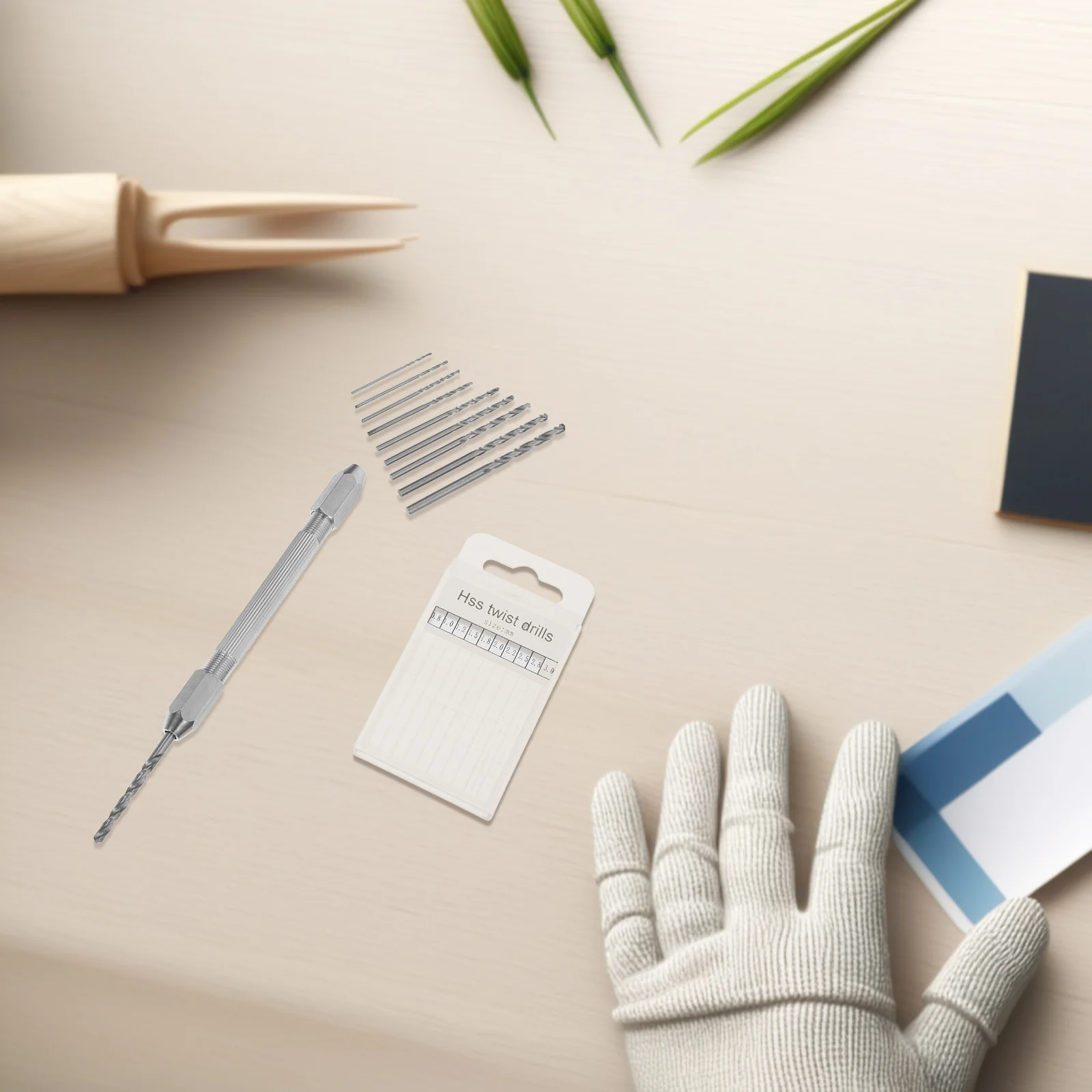 

1Set Double-Ended Hexagonal Mini Drill Bit Set for Watch Repair Kit Professional Tools Precision Copper Drill Bits Small Hole