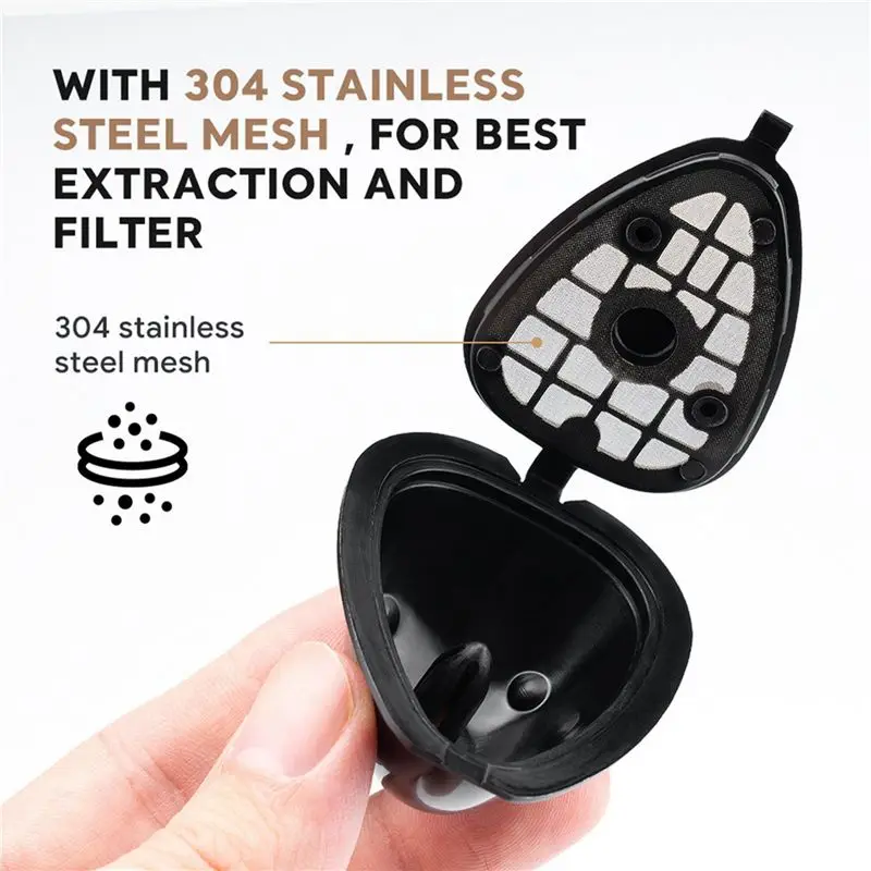 ABJN-2X 2In1 Coffee Capsule Pod For NESTLE ST 9662.62 Machine Refillable Filter Pod Replacement Coffee Capsule And Tea-B