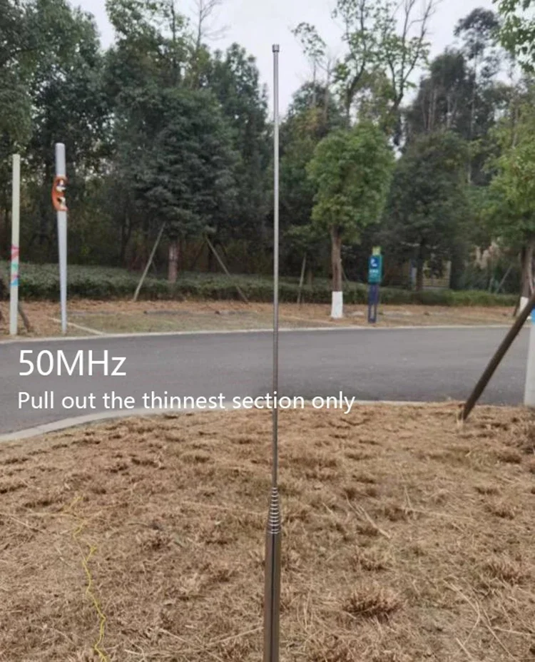 MA-12 7-50MHz Portable GP Shortwave Antenna | High Quality HF Multi-Band Antenna for Ham Radio