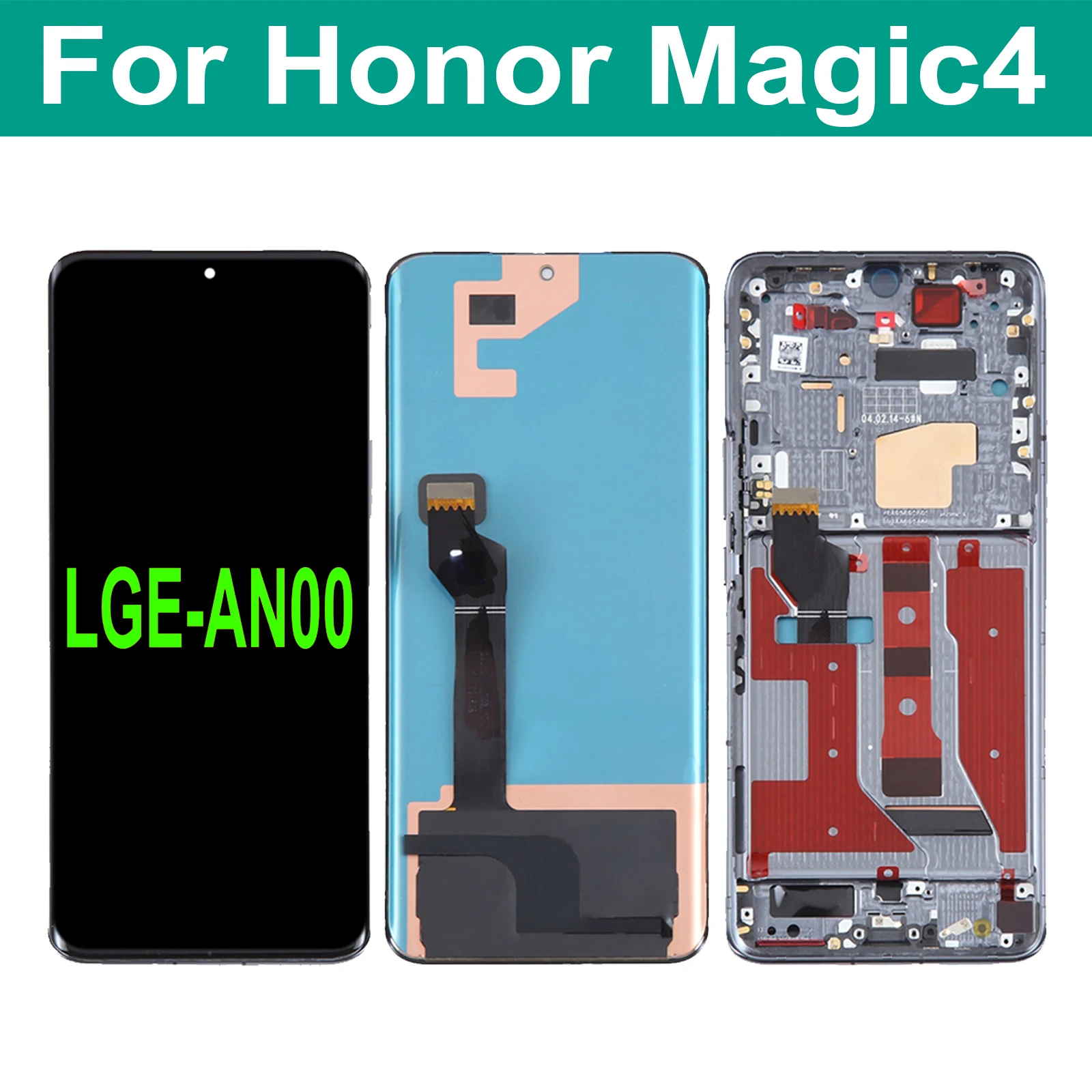 

OLED For Huawei Honor Magic4 LCD Magic 4 LGE-AN00 Display Touch Screen Digitizer Assembly