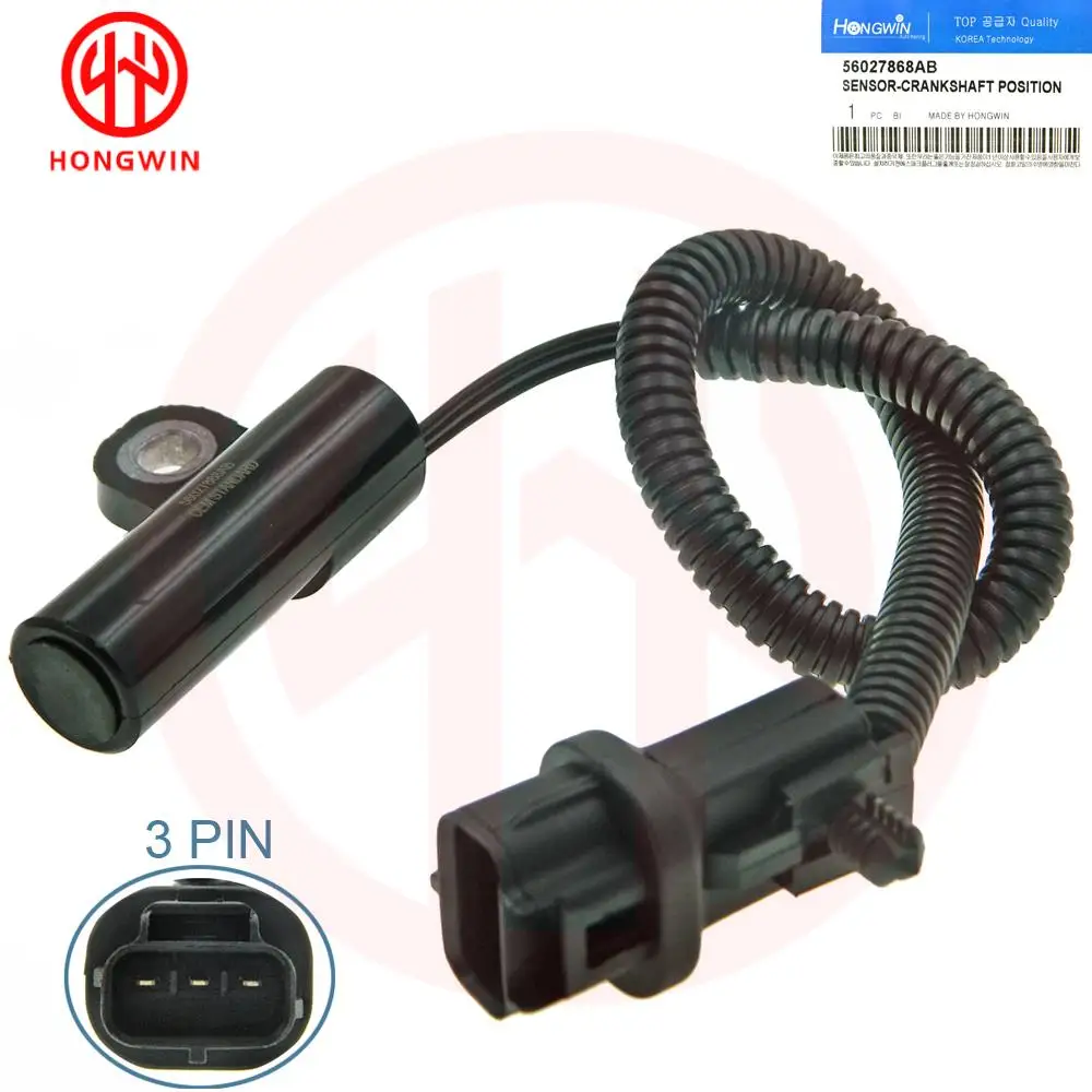 56027868,56027868AB,56027868AC,4897189AA Neue Kurbelwelle Kurbel Position Sensor Für Jeep Wrangler Grand Cherokee 4,0 L L6