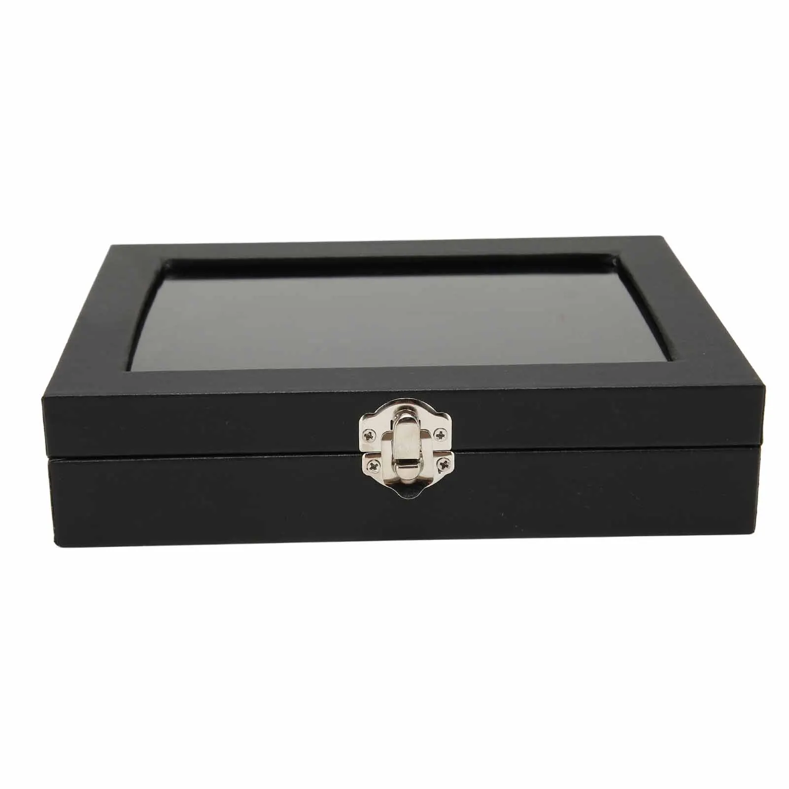 حافظة عرض الدبوس ذات سعة كبيرة حافظة تجميع شارات مقاومة للغبار مع غطاء شفاف لمتجر المجوهرات المنزلية