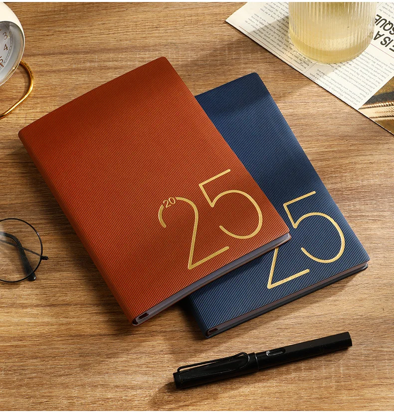 Agenda 2025 Notebook A5 Full English/Spanish Time Daily Planners