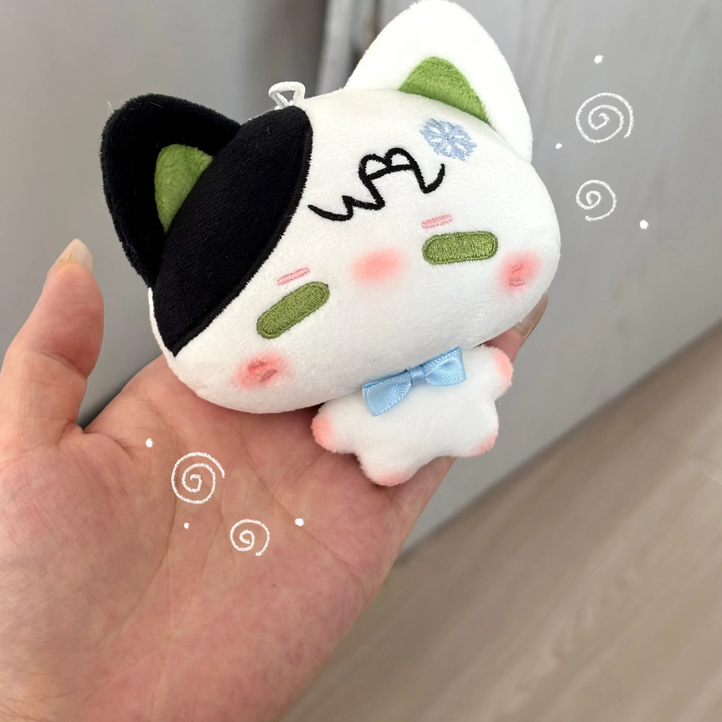 

Anime Love and Deepspace Zayne Cosplay Cat Cartoon Plaything Pendant Key chain Bag Xmas Adorn Gift