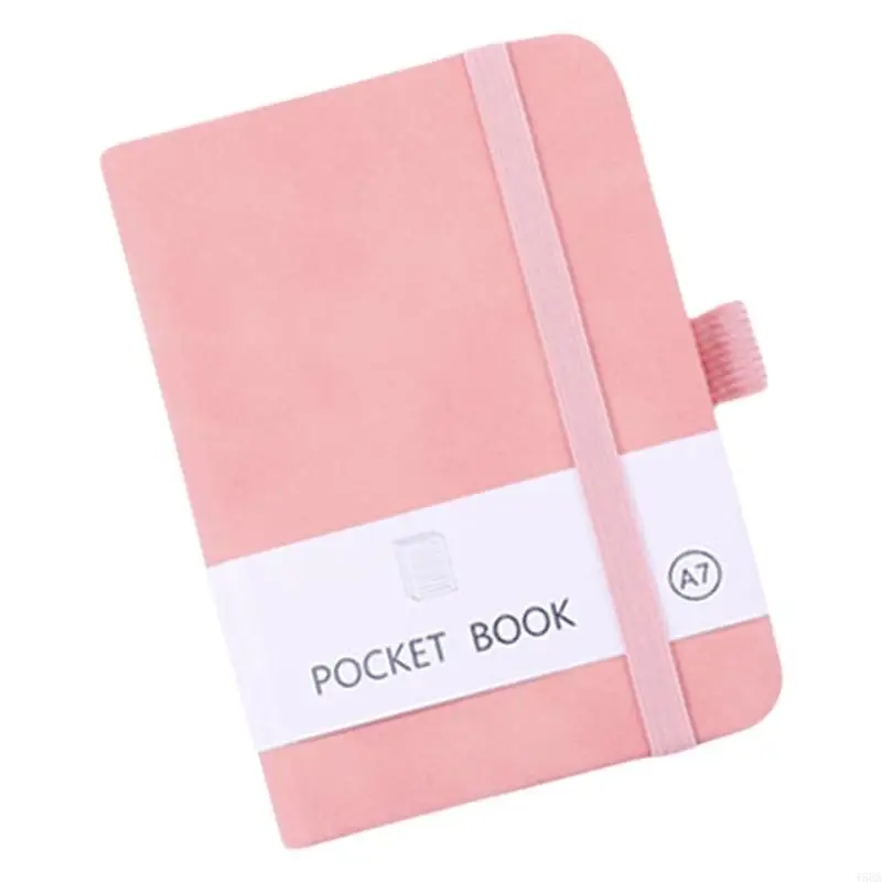 T5EA Hardcover Leder Notebook 200 Seiten breit gefütterte kleine Papier Notebook -Notizbilder