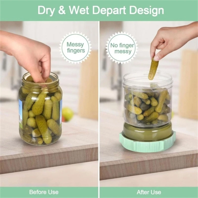 Distributeur Fermentation concombre, séparation humide sec, pot cornichon, conteneur, passoire, livraison directe