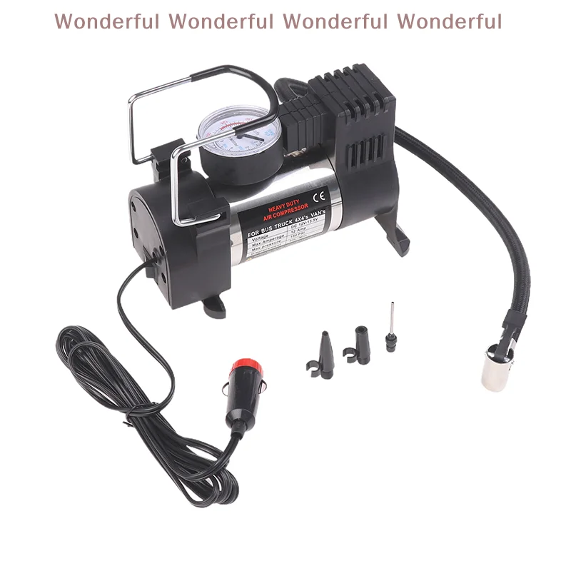 

Portable Air Compressor Mini Car Digital Tyre Inflator Tyre Inflatable Pump Auto Repair Tool Accessories 12V 100PSI Car Air Pump