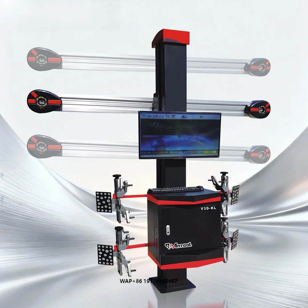AnTool Full Set 3D Wheel Alignment Machine with Essential Tools High-Tech Equipment for Optimal Wheel Alignment