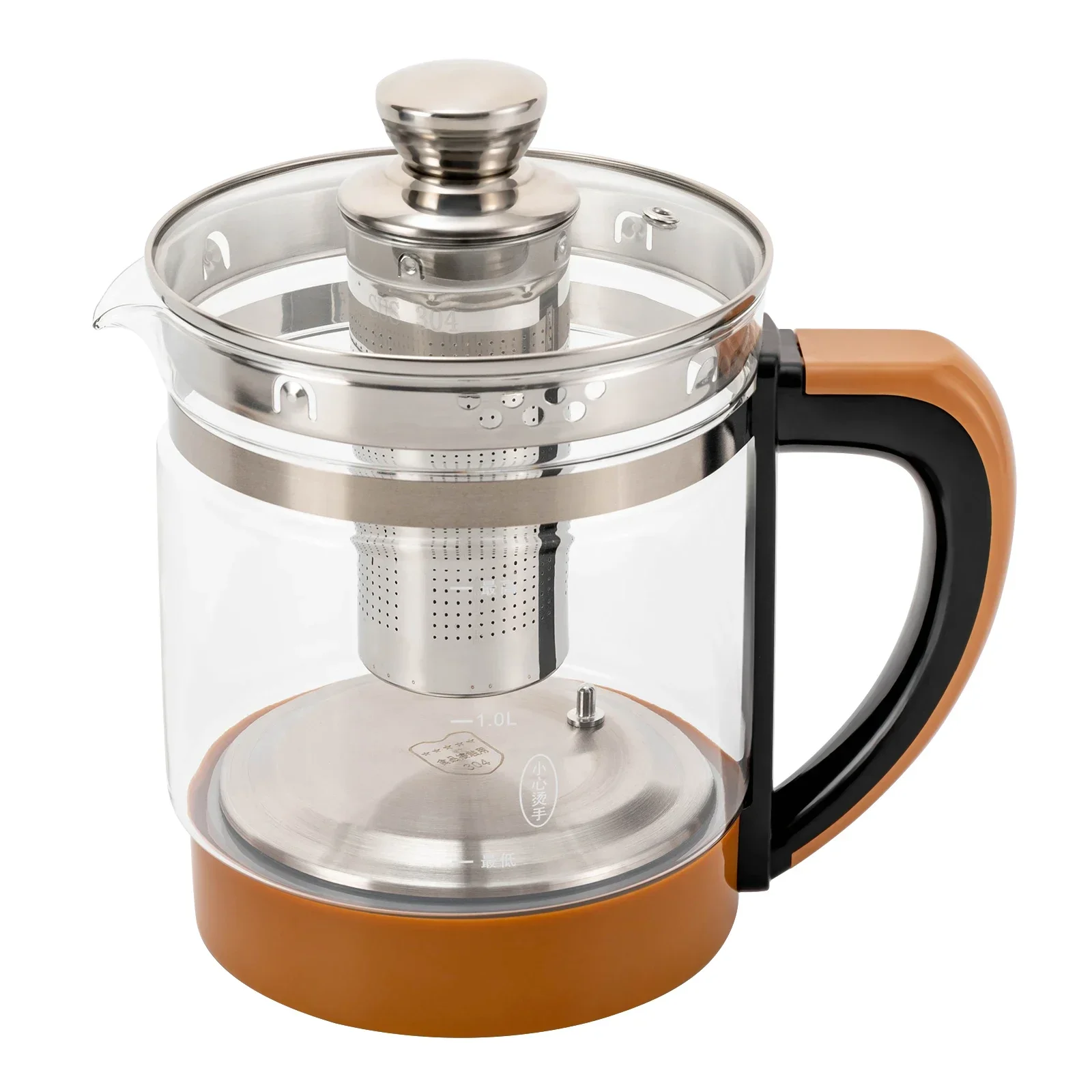 

Electric Glass Kettle Electric for Boiling Water 1.8L, Glass Electric Tea Kettle Health Pot Heat Retention with Tea Infuse