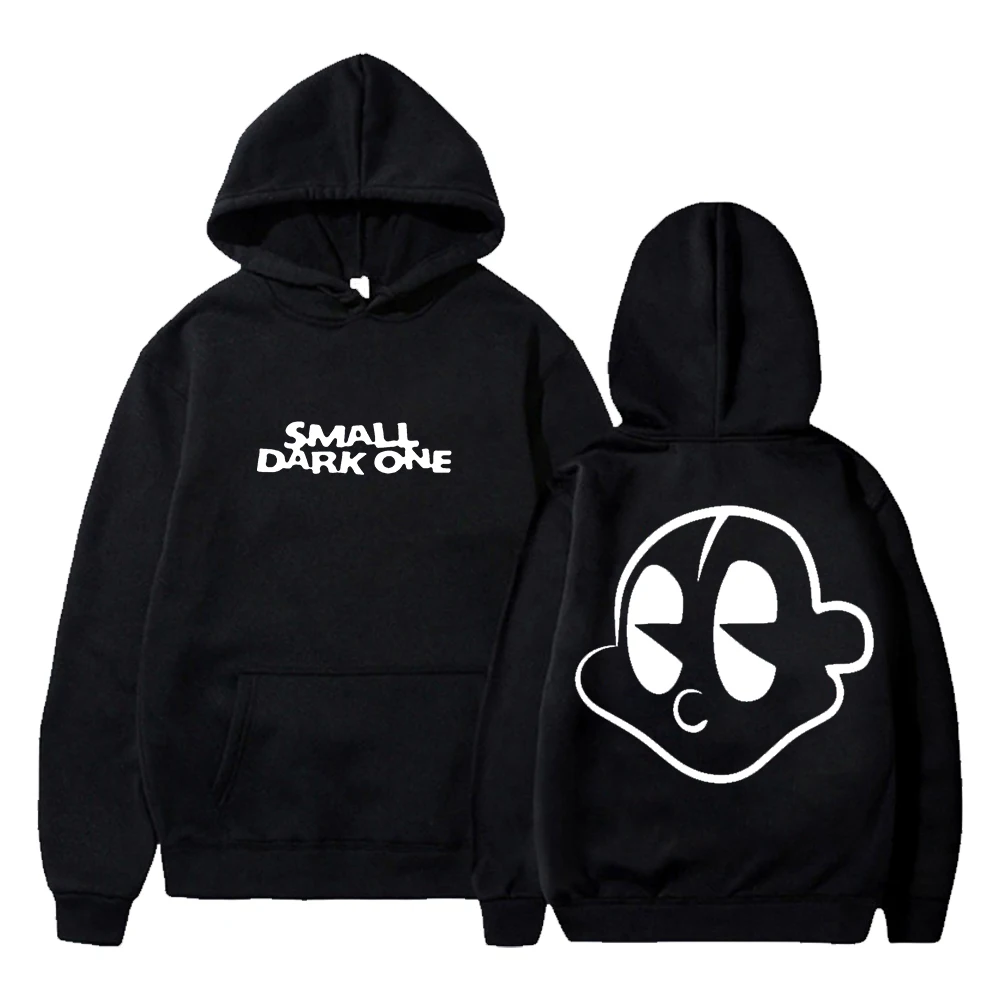 2024 Lil Darkie Small Dark One Hoodie Hip Hop Rapper Merch Long Sleeve Streetwear Women Men Hooded Sweatshirt Funny Clothes