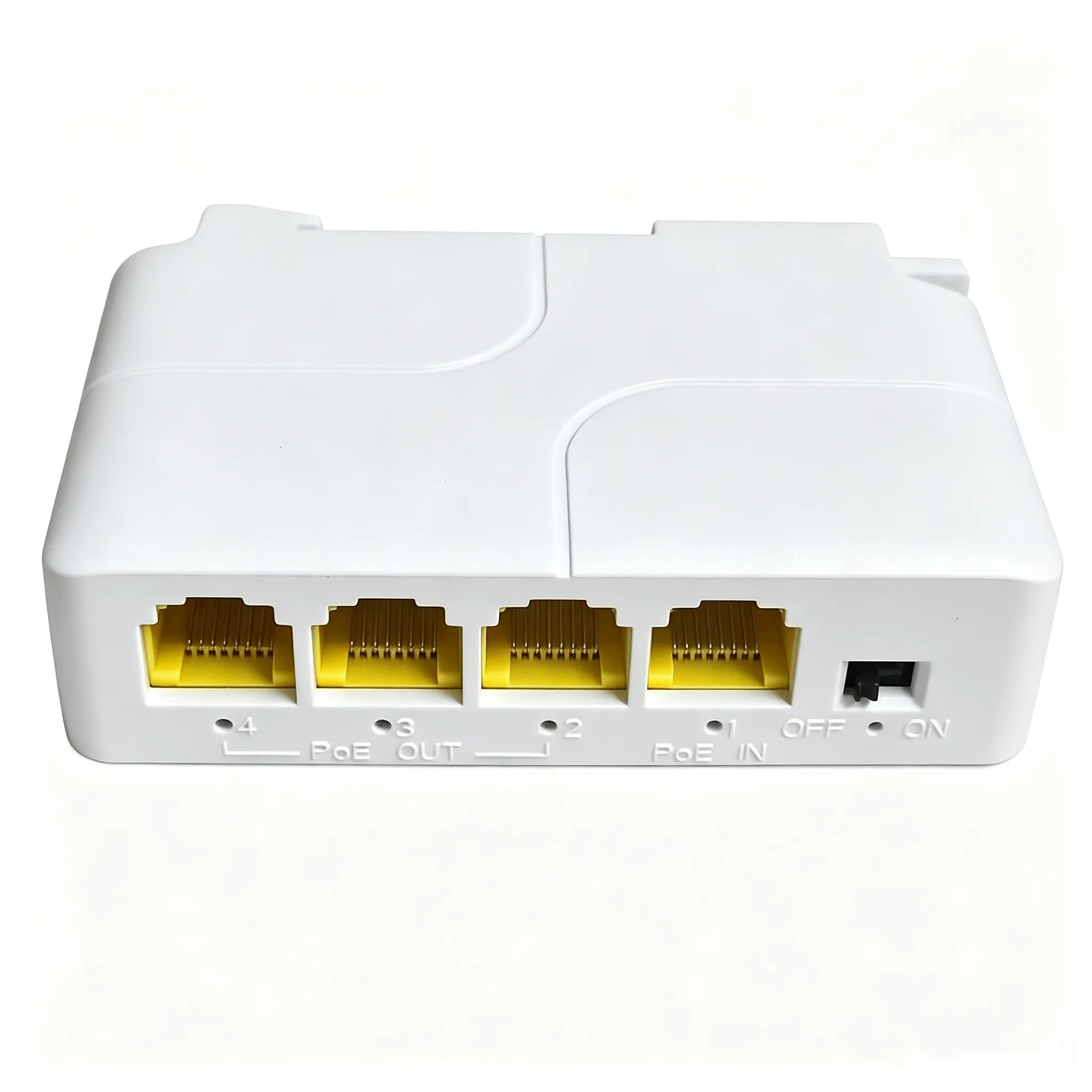 4ポートギガビットpoeエクステンダー-4ポートpoeリピーター-100-1000mbps-dinレールネットワークvlan-poeカメラ用-ワイヤレスap-cctvスイッチ-nvr