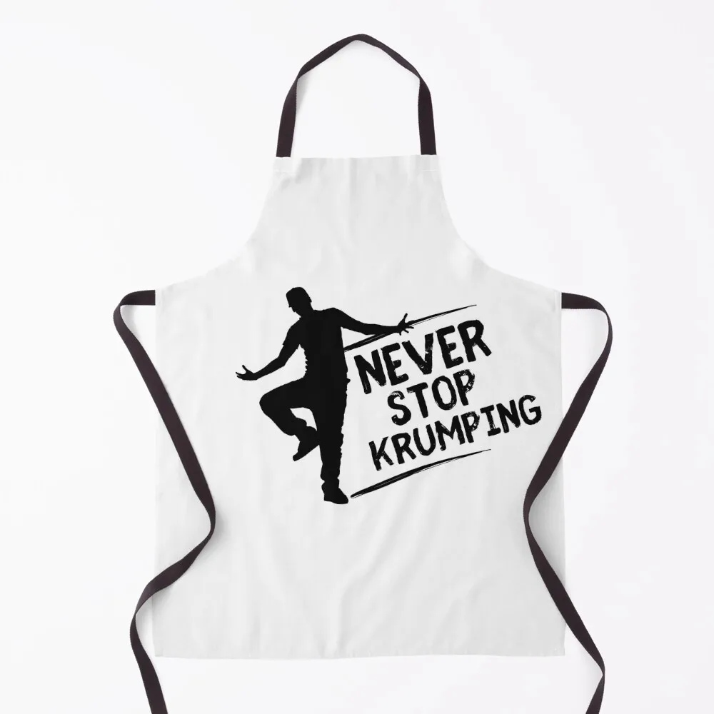 

Never Stop Krumping Apron Christmas gift chefs Apron