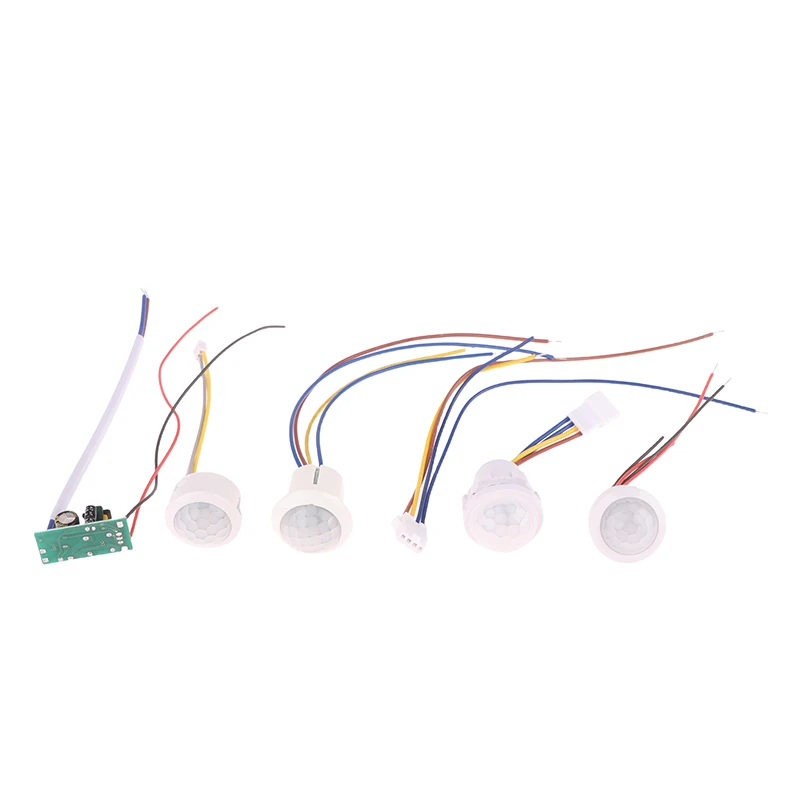 モーションセンサーライトスイッチ,LED,調整可能な遅延なし,人体,赤外線検出器,IR, AC 110-240V, DC 12v-24v