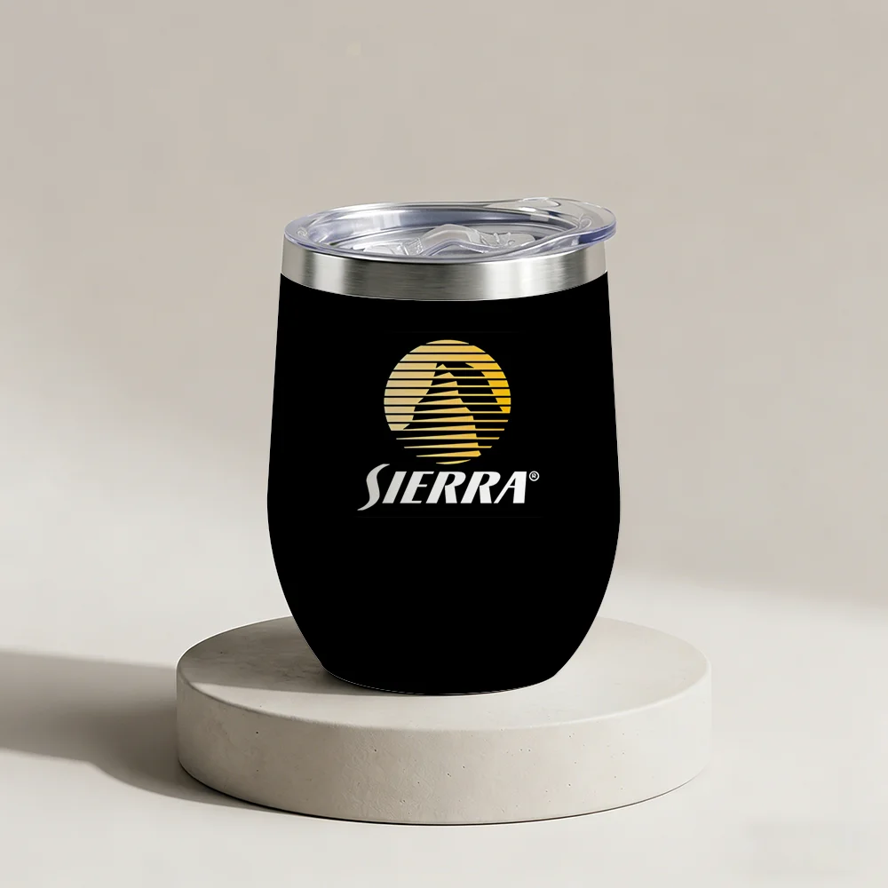 

Anime S-Sierra Designs Vacuum Flasks 12oz Eggshell Cup with Lid Portable Coffee Cups Travel Household Office Drinking Mug