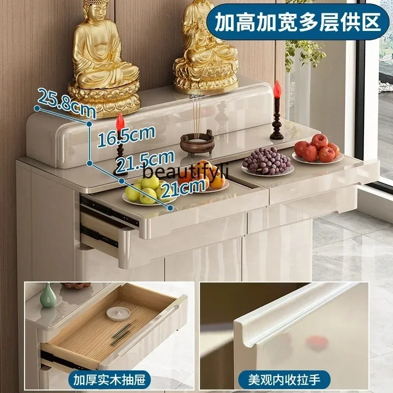 A8076   Offering table incense case Household Shentai Buddha table Modern simple offering table Zhongtang cabinet for special us