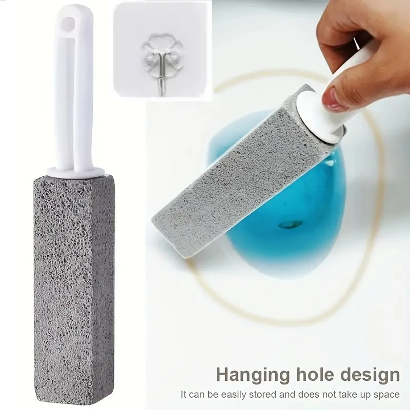 6PCS Pumice Stone Toilet Cleaning Stick Seat Limescale Rust Stain Dirt Removal Brush Bathroom Tile Sink Household Washing Tools