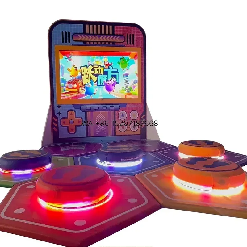 Wmwmnu Wholesale Jump Challenge Game System Cheap Customized Indoor Children Playground Interactive Game Machines for Kids