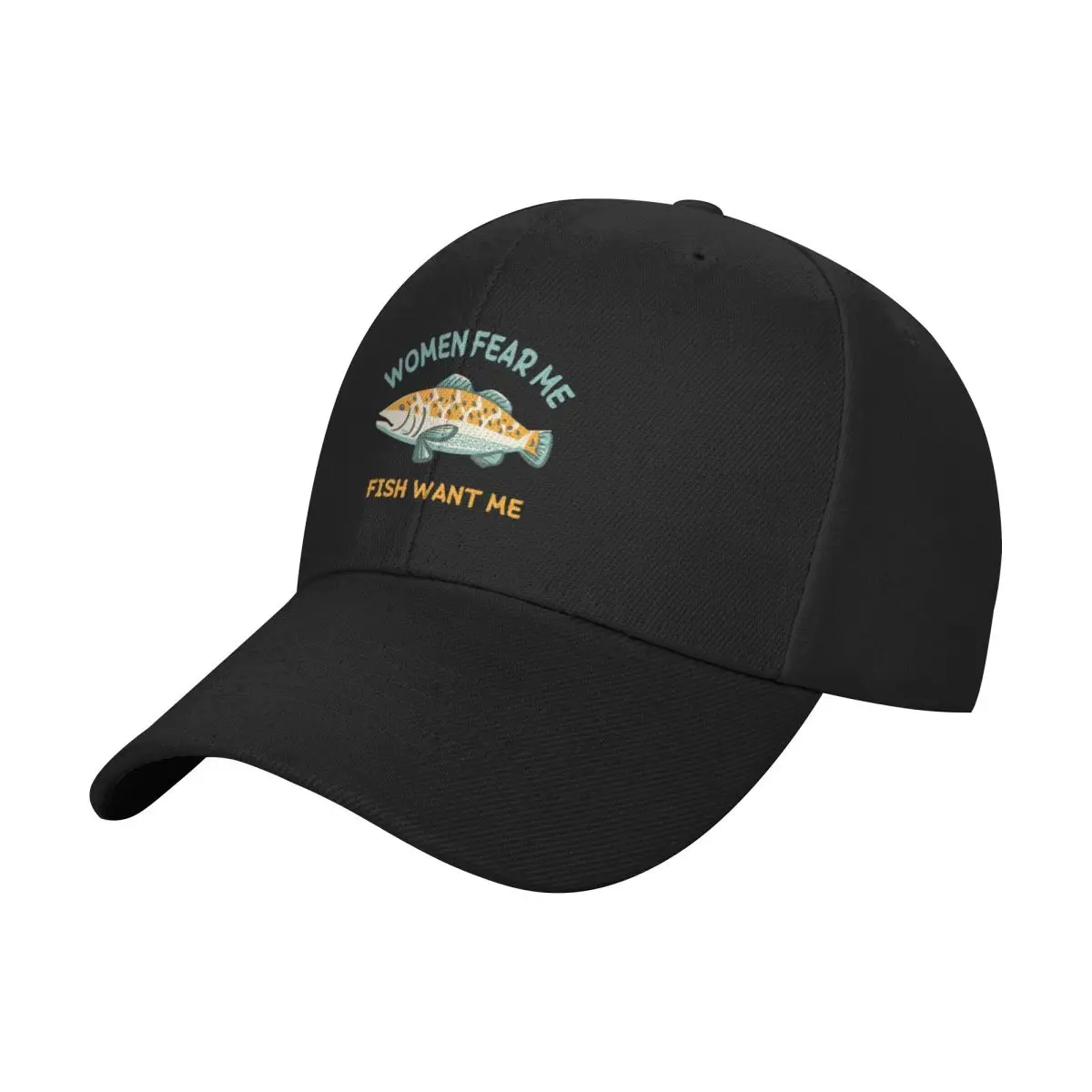 Fashion Women Fear Me Fish Want Me baseball cap Baseball cap Luxury Cap