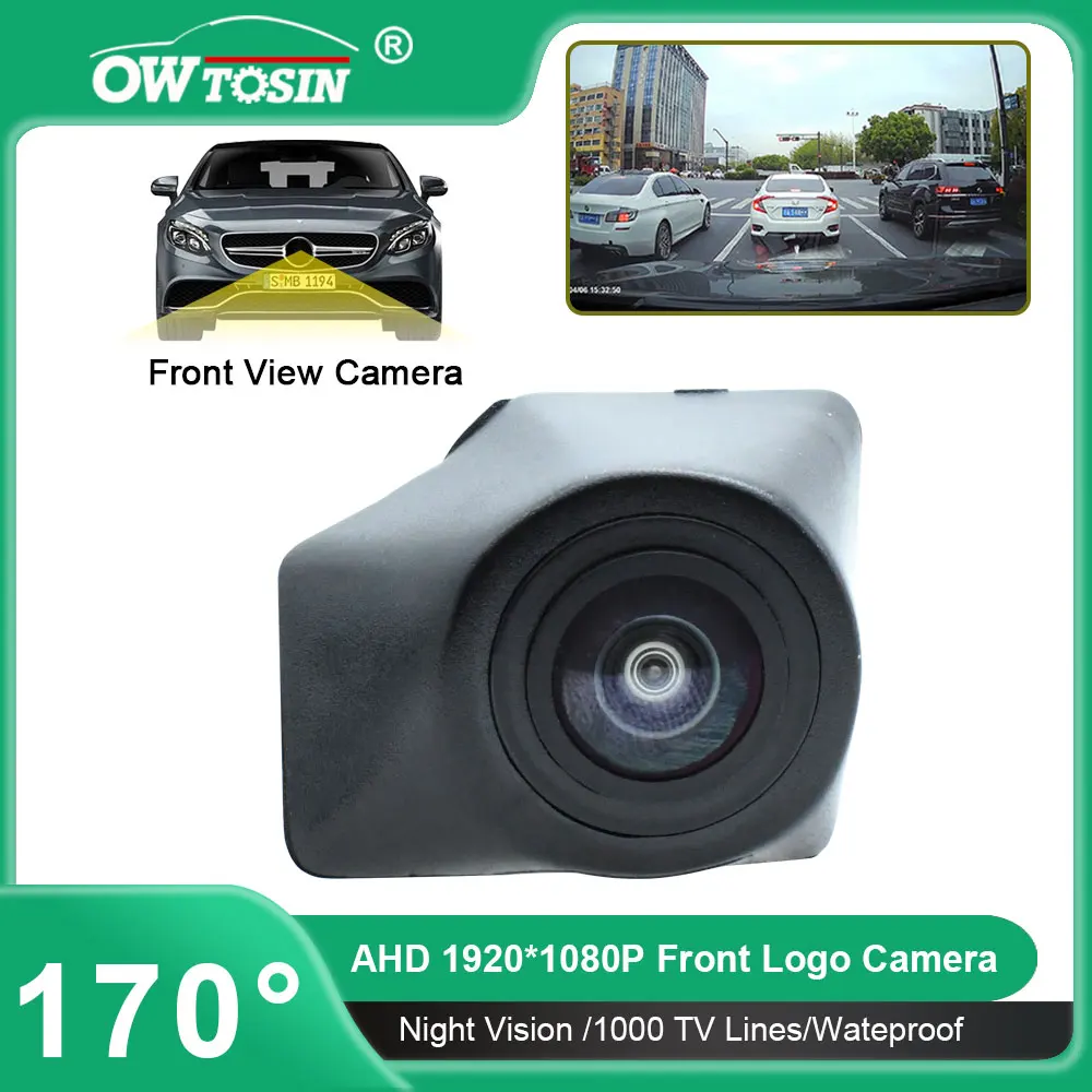 CVBS/AHD 1080P Fisheye Lens Vehicle Parking Car Camera For Kia Sportage R 2011 2012 2013 Front Logo View Camera