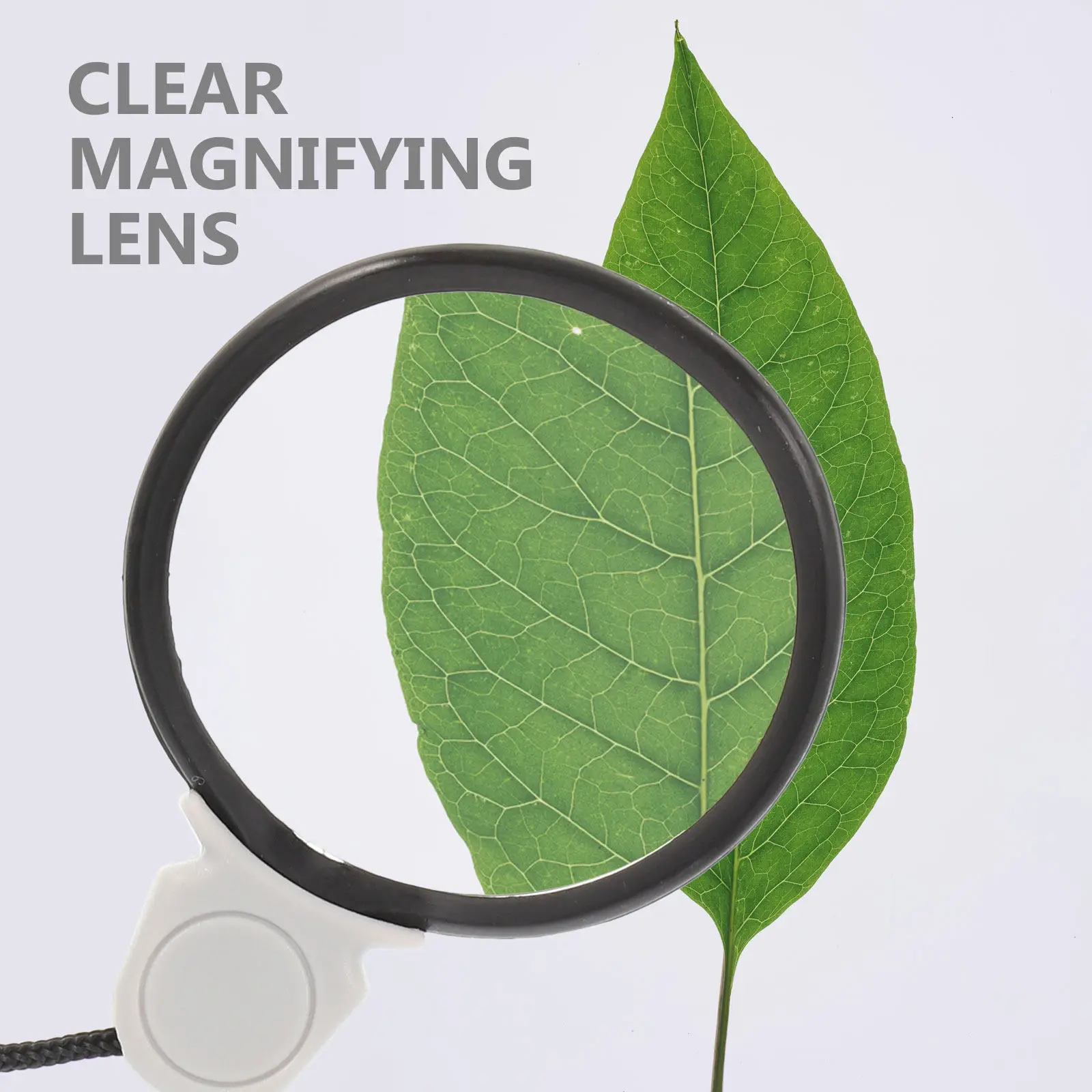 

Лупа-колье с пластиковой цепочкой: компактное визуальное приспособление для чтения, оценки ювелирных изделий, монет, марок и для любителей хобби