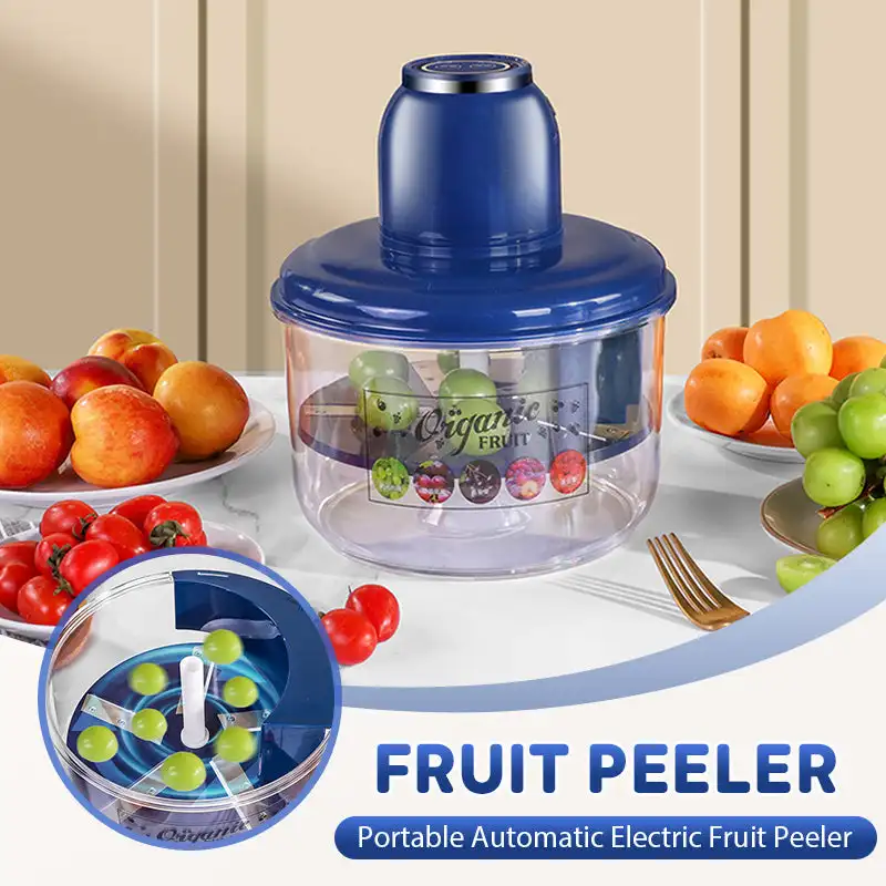 

Portable Automatic Electric Fruit Peeler Wireless Apple Peach Peeler for Home Fruit Cake Maker Kitchen Tools House Accessories
