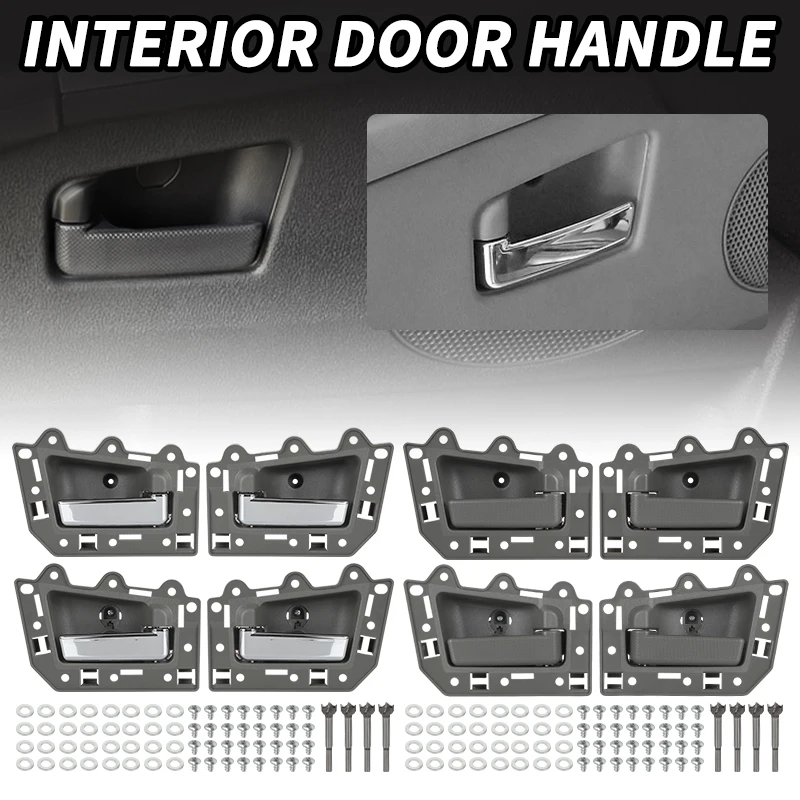 Poignée de porte intérieure pour Jeep Grand Cherokee 2005 2005 2006 2007 2008 2009 2010 2011, pièces de poignée intérieure 1JV461J3AA 1JV471J3AA