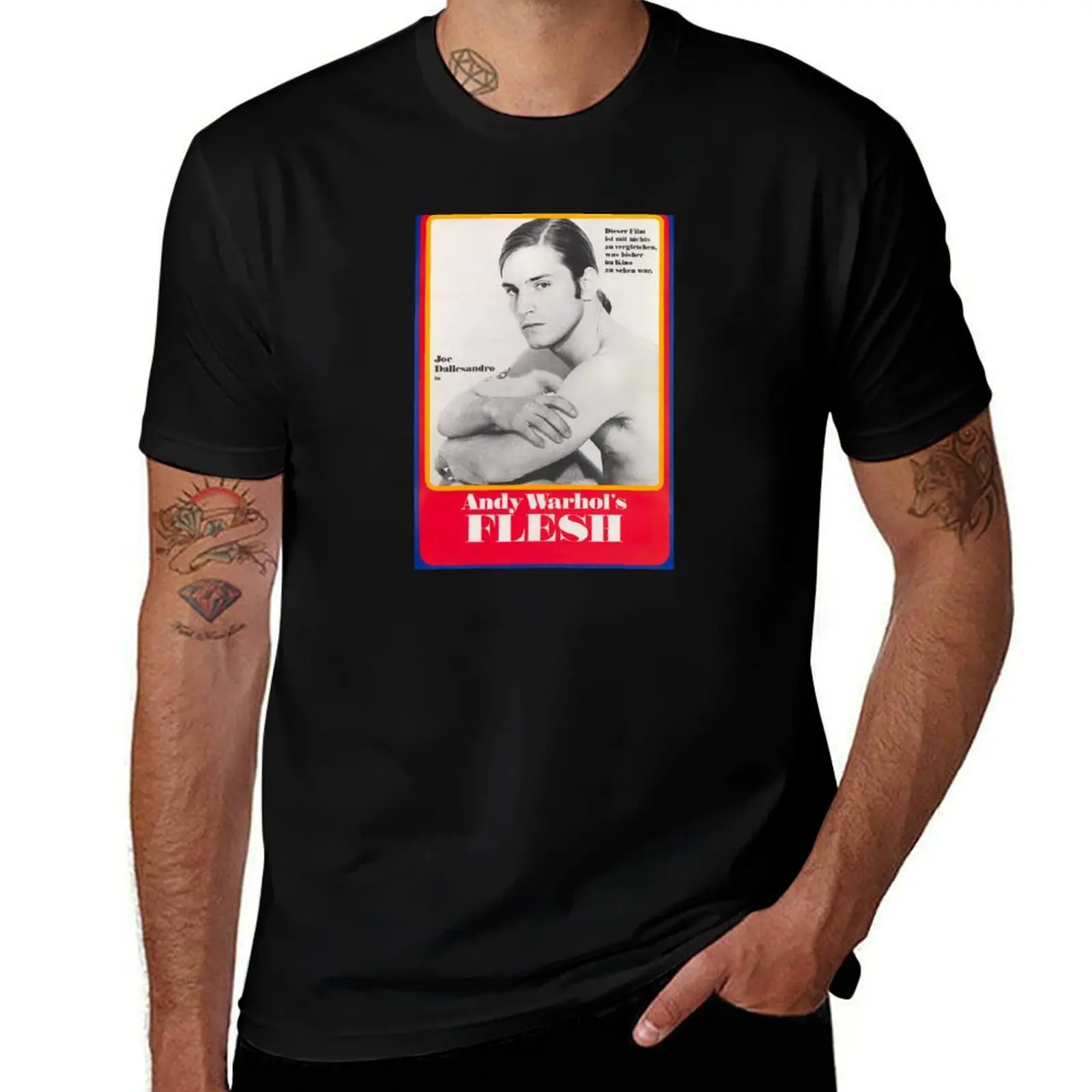 

Flesh Poster - Warhol / Dallesandro T-Shirt topping T-shirts man mens graphic t-shirts funny
