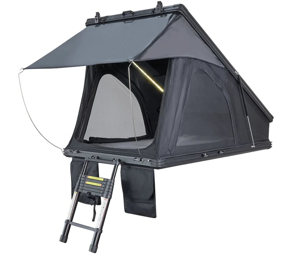 New Lift-Up Triangular Folding Quick Automatic Opening Camouflage Summer One Bedroom Roof Tent