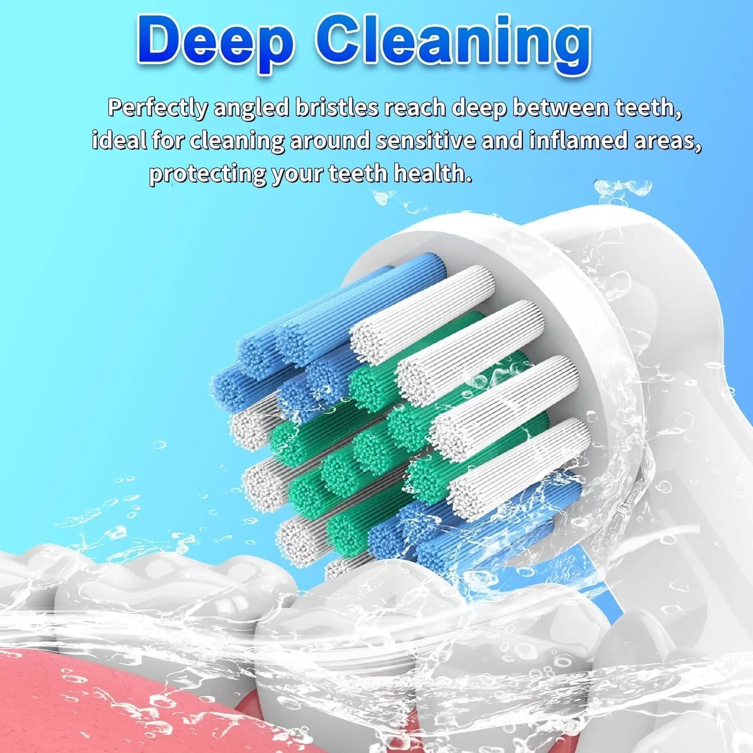 compatibel met oral-b Braun, vervangende kop voor tandenborstels Vervangende koppen voor elektrische tandenborstels Vervangende kop voor tandenborstels