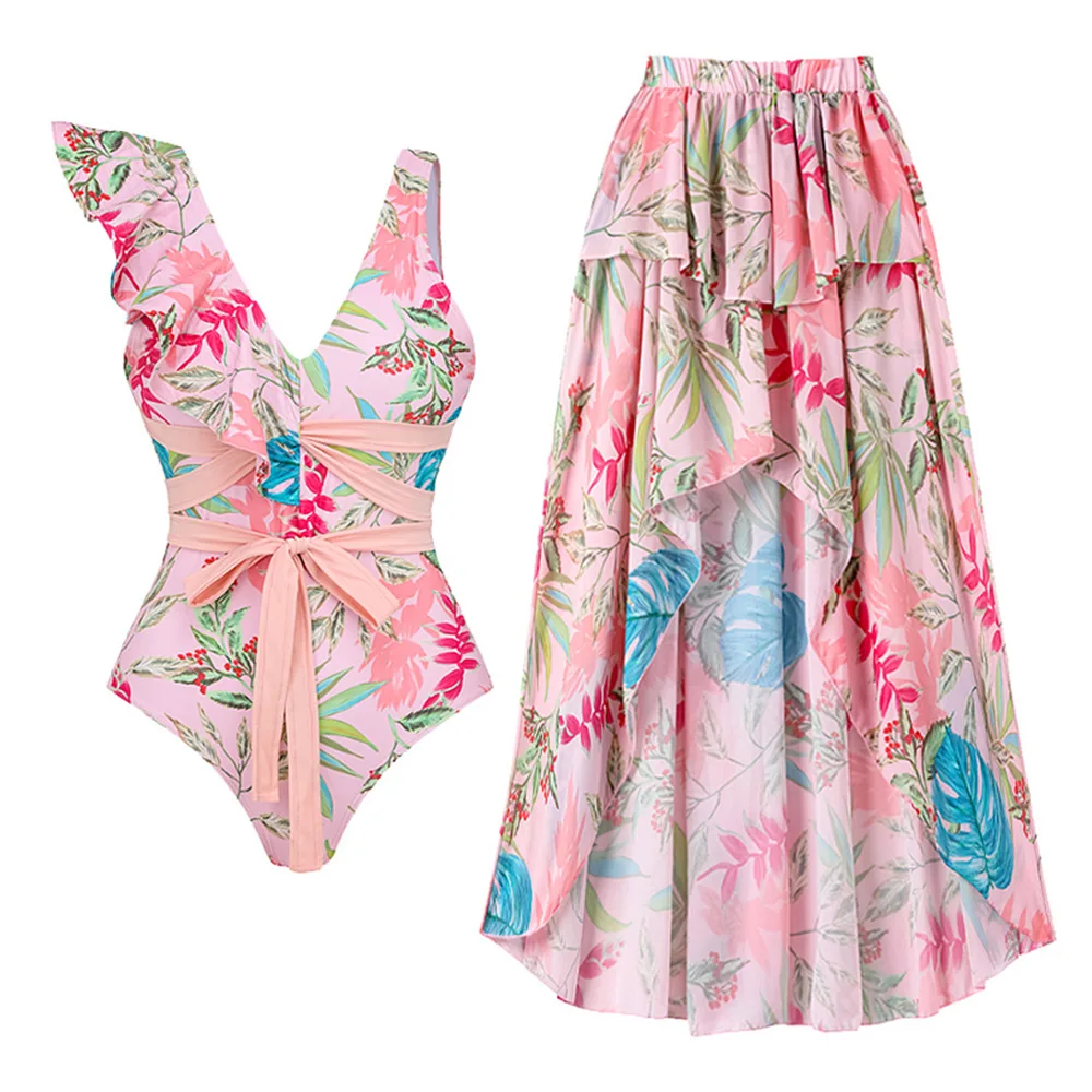 Maillot de bain une pièce vintage pour femmes, bikini de luxe, robe de plage dos nu, vêtements de plage d'été trempés