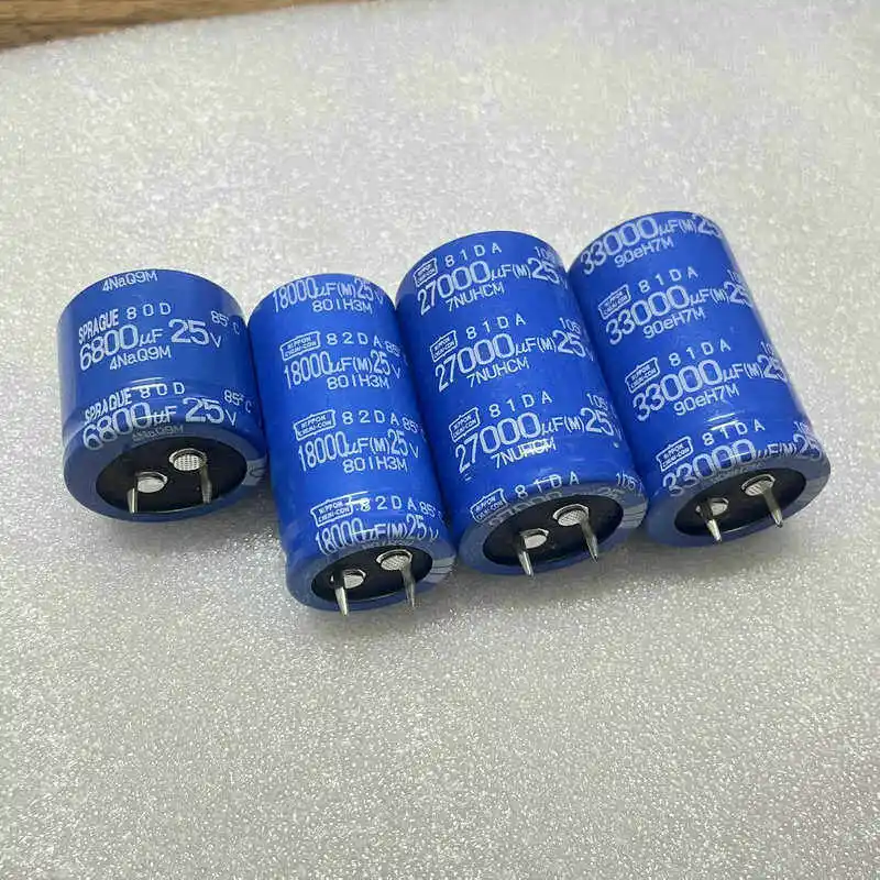 2PCS/LOT 25v 6800uf 18000uf 27000uf  33000uF   Filter Electrolytic Capacitor